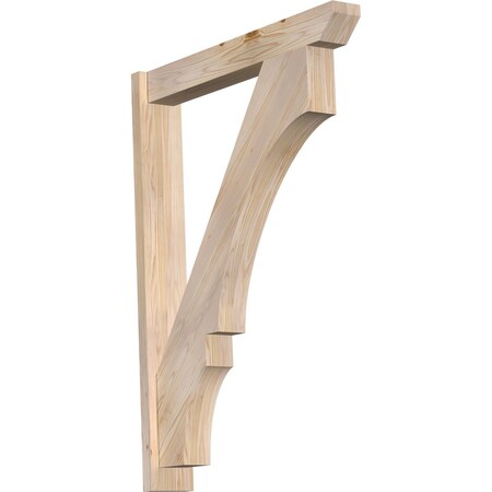 Ekena Millwork Balboa Slat Smooth Outlooker, Douglas Fir, 5 1/2"W x 34"D x 46"H OUT06X34X46BOA06SDF